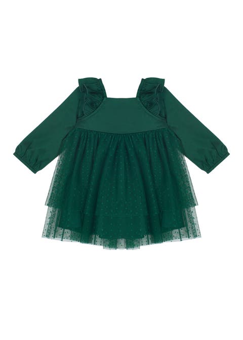 Mistletoe Emerald Dress (Toddler, Little Kid & Big Kid)