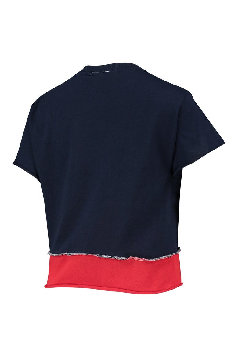 Women's Refried Apparel Navy Boston Red Sox Cropped T-Shirt, Alternate, color, Navy