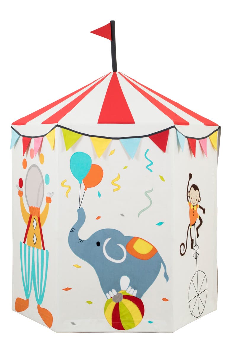 ROLE PLAY Circus Canvas Play Tent, Alternate, color, Multi