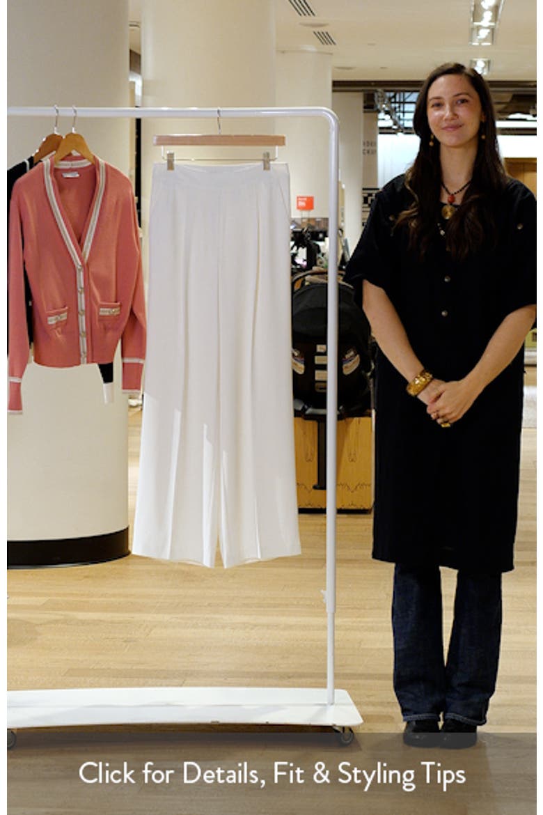 The Clare Pleated Wide Leg Pants video