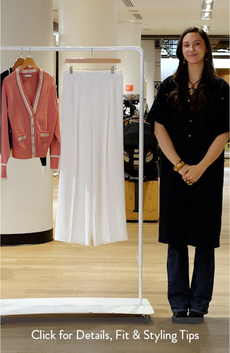 The Clare Pleated Wide Leg Pants, sales video thumbnail