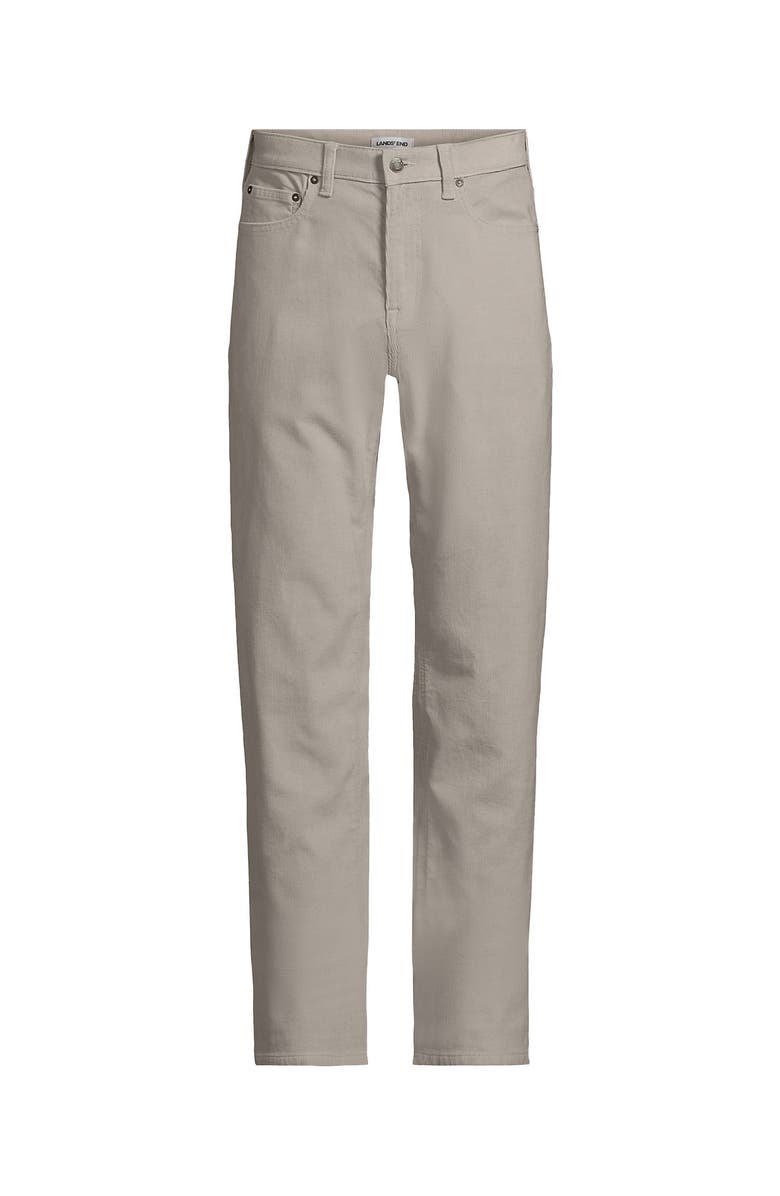 Lands' End Corduroy Comfort Waist Classic Fit 5 Pocket Pant, Alternate, color, Dusk Gray