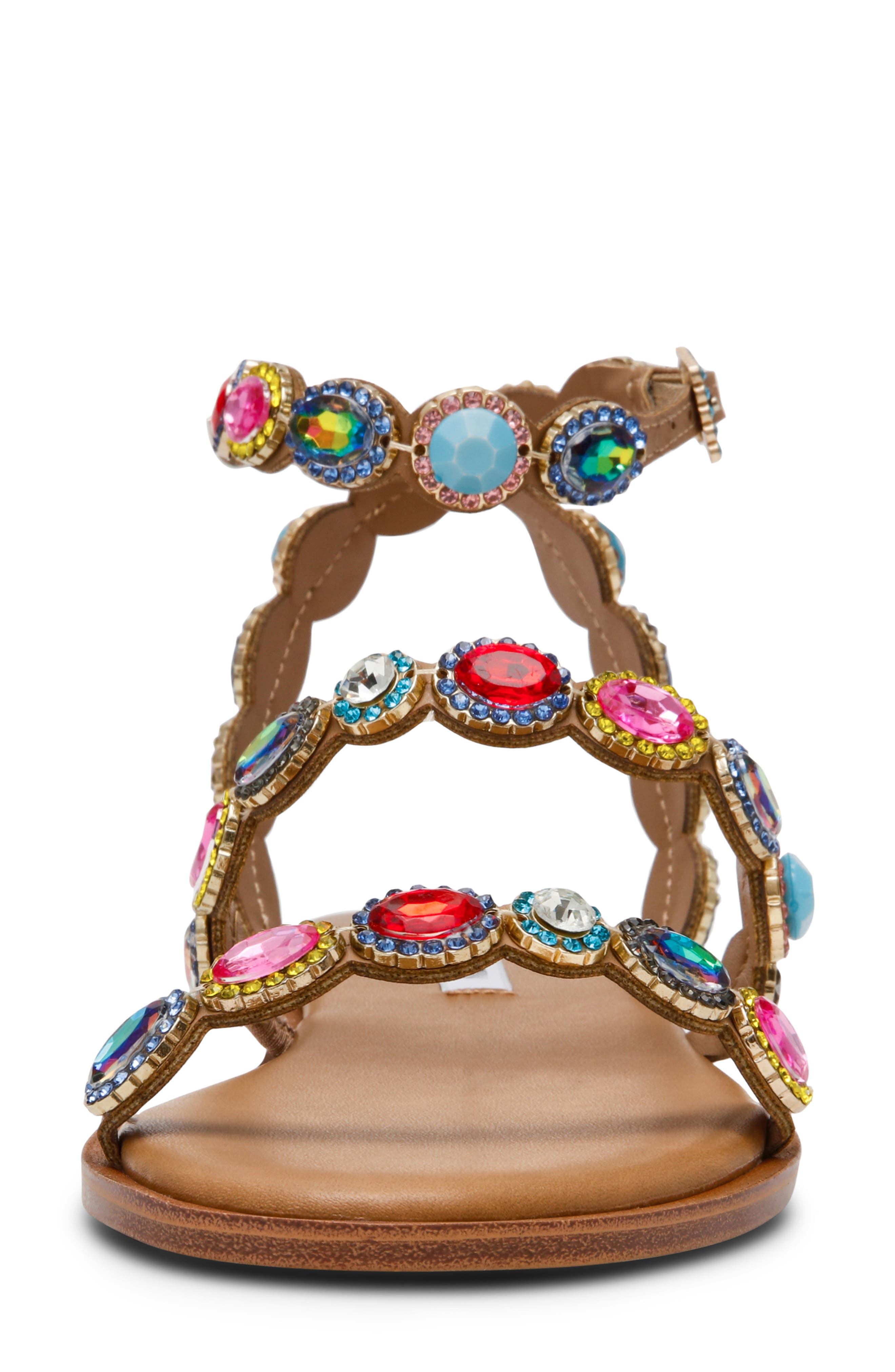 Steve Madden Tawnie Ankle Strap Sandal, Alternate, color, Bright Multi