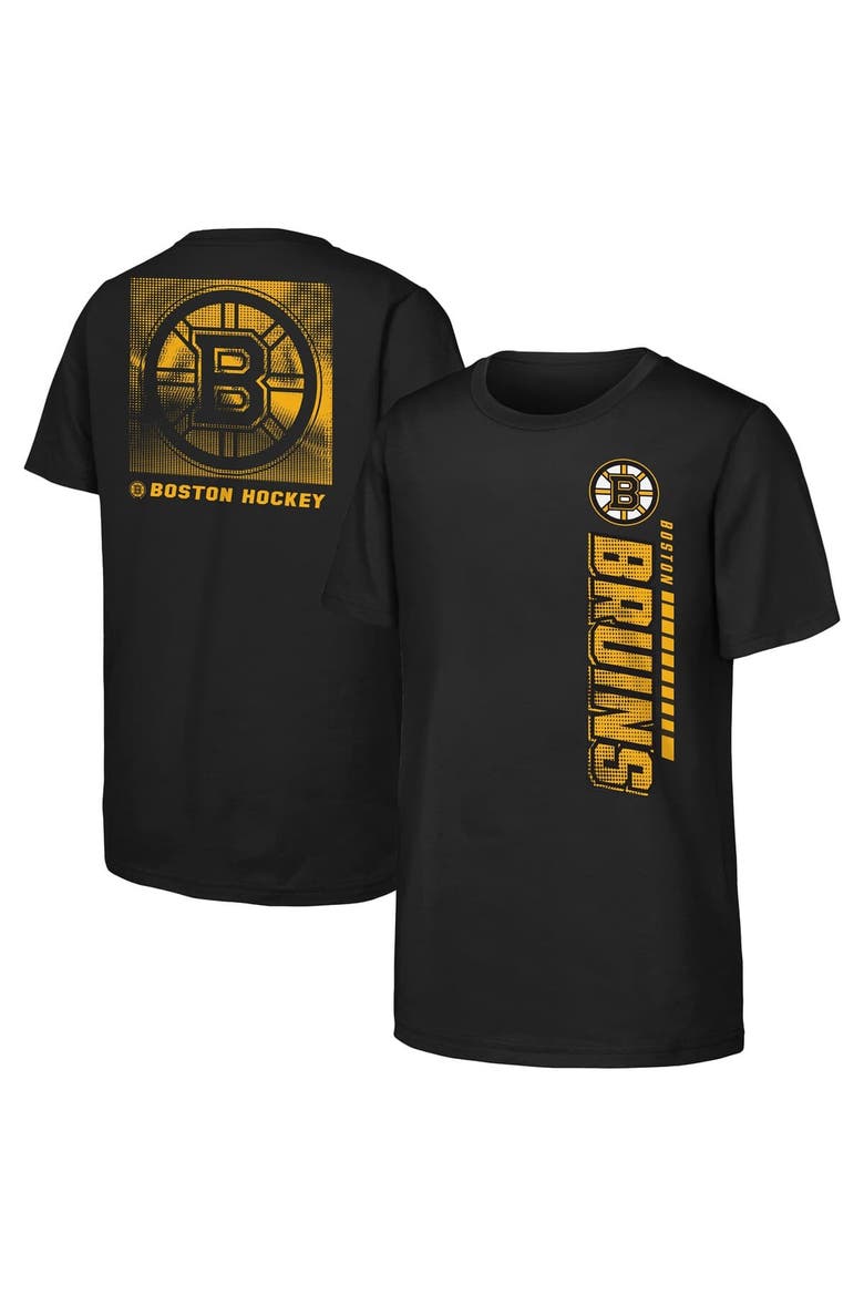 Youth  Black Boston Bruins Atmosphere T-Shirt, Main, color, Black