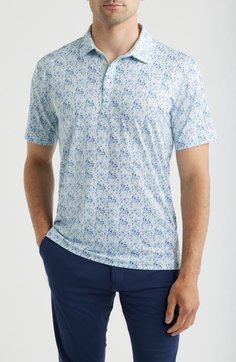 Sunday Floral Performance Golf Polo