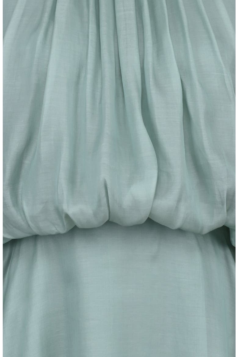 Chantelle Jade Appliqué Organza Gown, Alternate, color, JADE