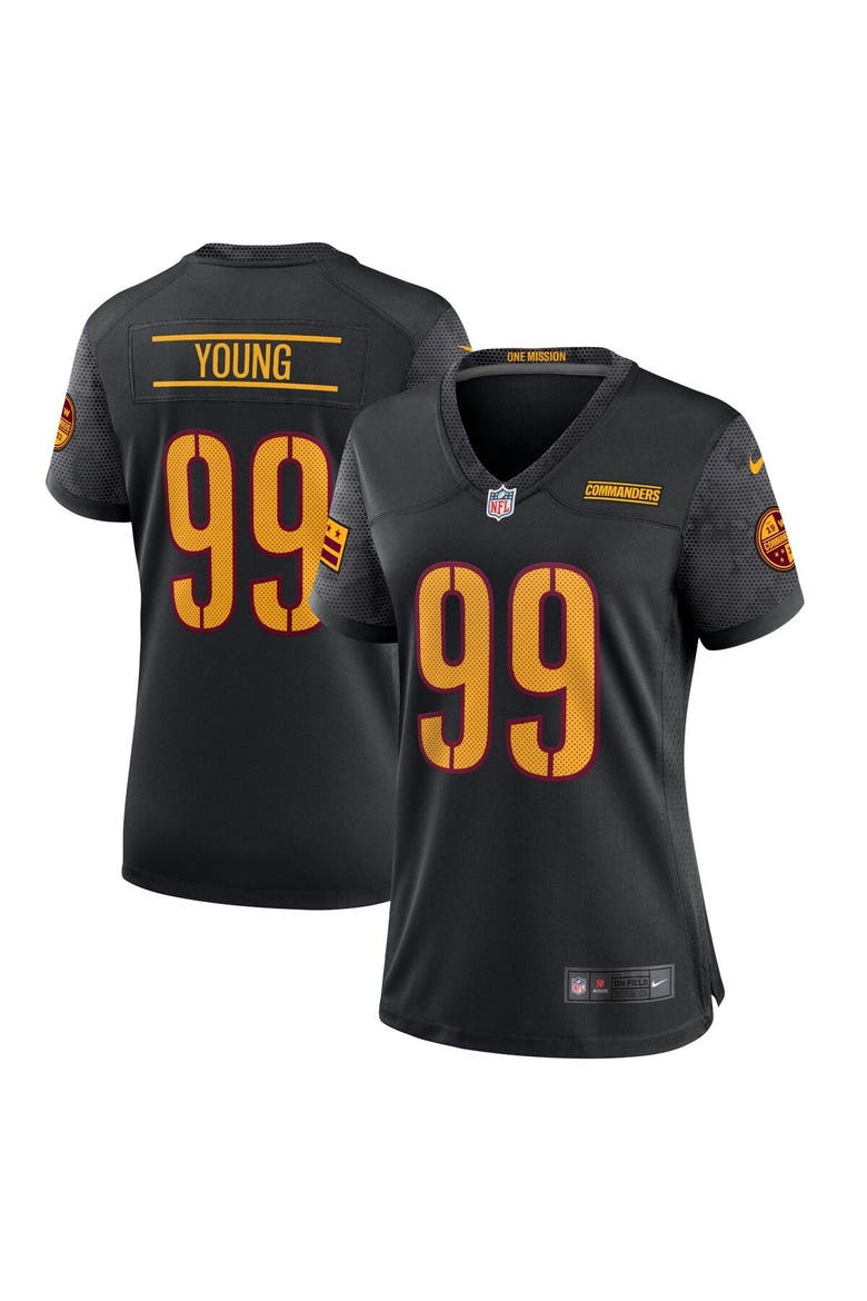 Women's Nike Chase Young Black Washington Commanders Player Jersey, Main, color, Black