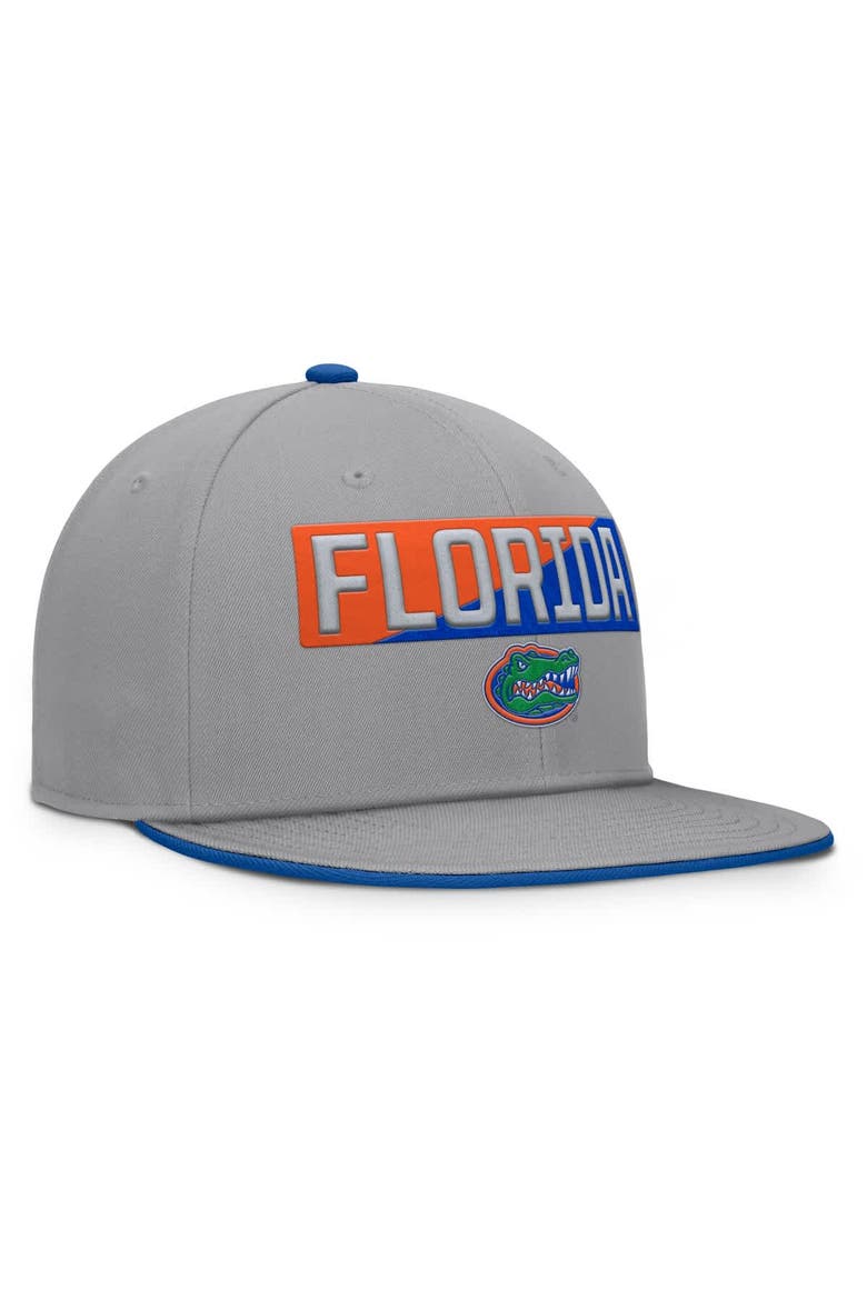 Men's Fanatics Gray Florida Gators Duo Snapback Hat, Alternate, color, Gray
