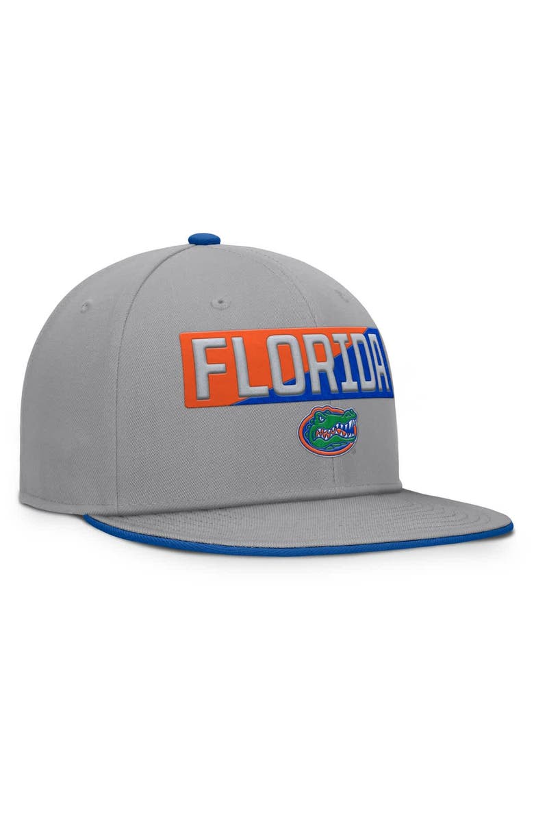 FANATICS Men's Fanatics Gray Florida Gators Duo Snapback Hat, Alternate, color, Gray