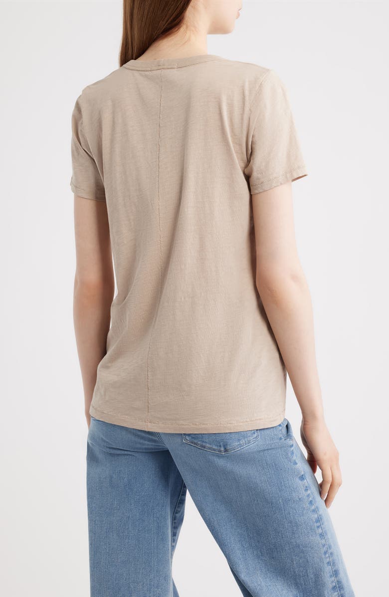 rag & bone The Slub V-Neck T-Shirt, Alternate, color, Soft Beige