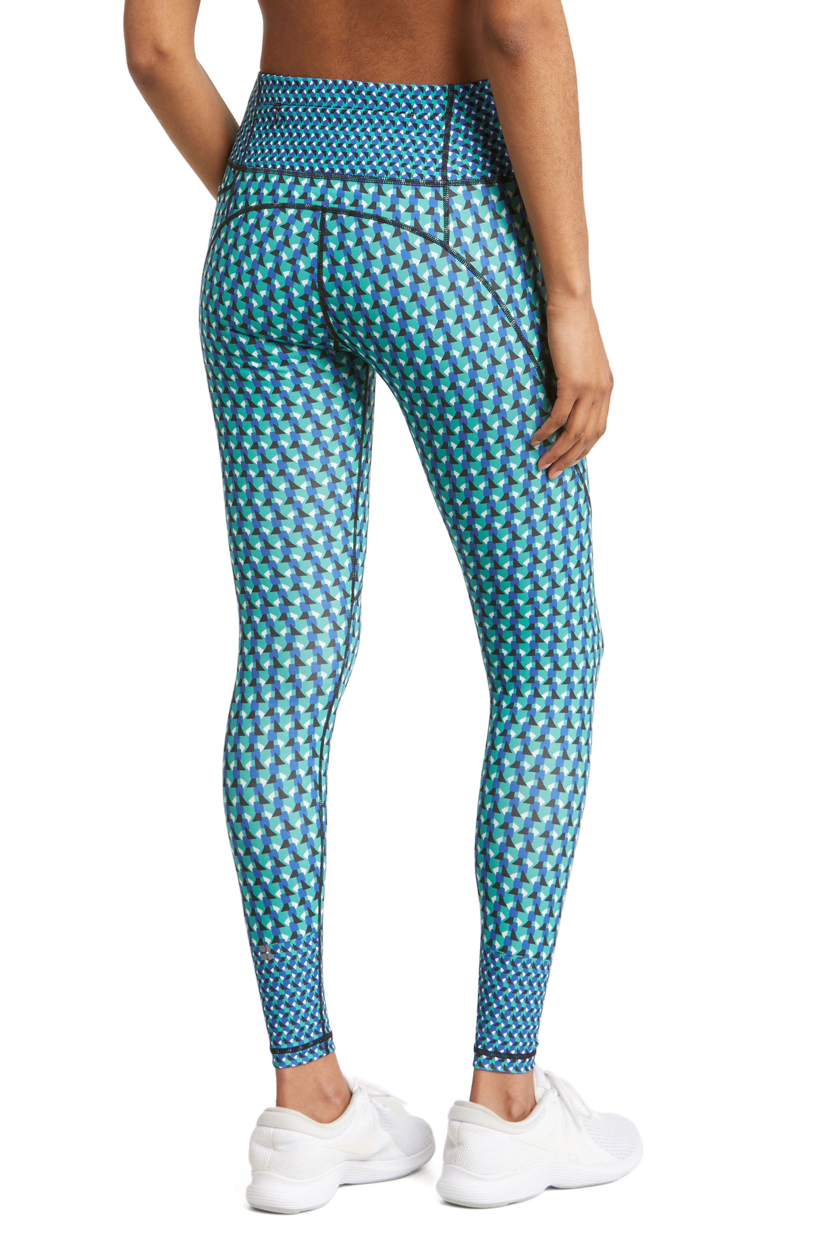Sweaty Betty Print Power Workout 7/8 Pocket Leggings (Women ...