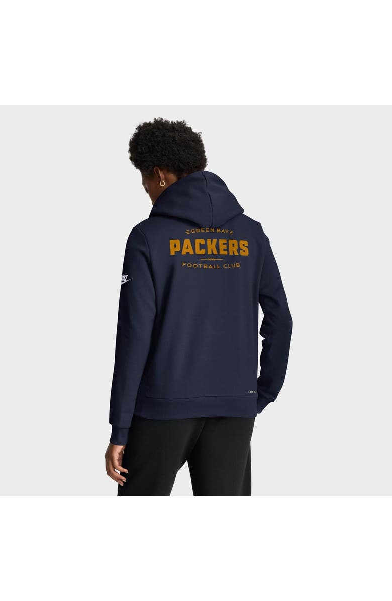 Nike Women's Nike Navy Green Bay Packers The 1923 Classic Sideline Dri-FIT Pullover Hoodie, Alternate, color, Navy