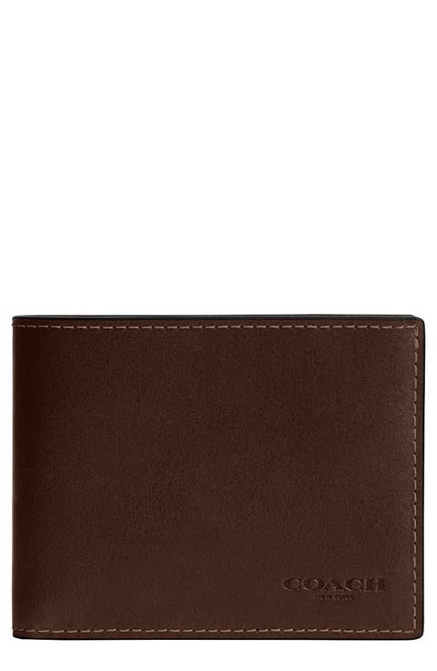 Slim Leather Bifold Wallet