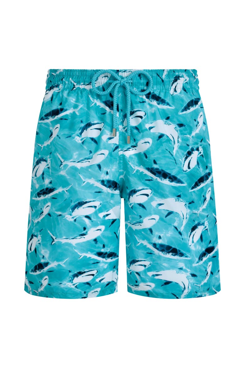 Men's Requins Light Fabric Board Shorts, Alternate, color, LAGON