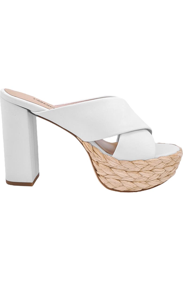 L'AGENCE Lucca Sandal, Alternate, color, White