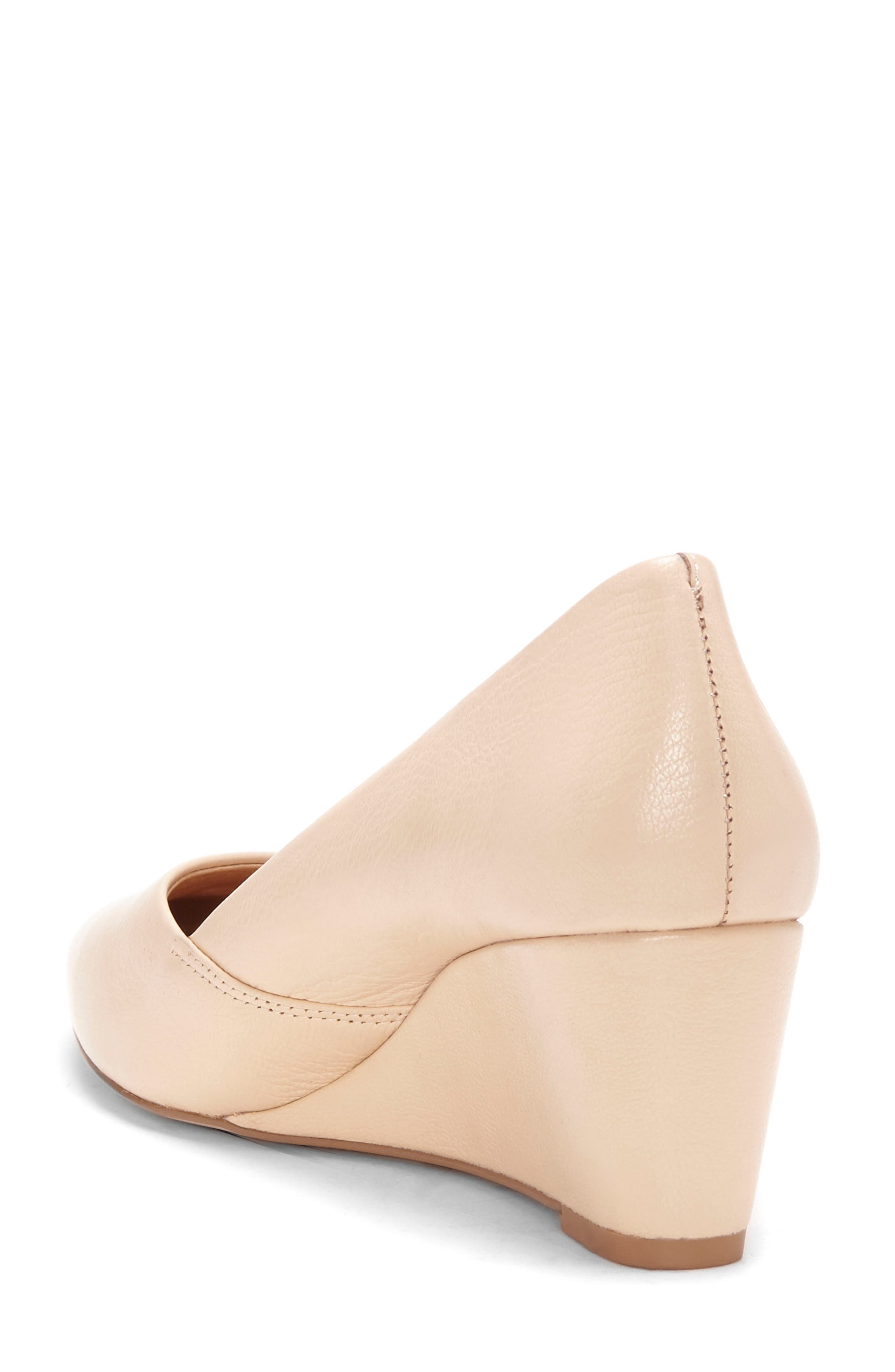 Larae Wedge Pump, Alternate, color, VANILLA LEATHER
