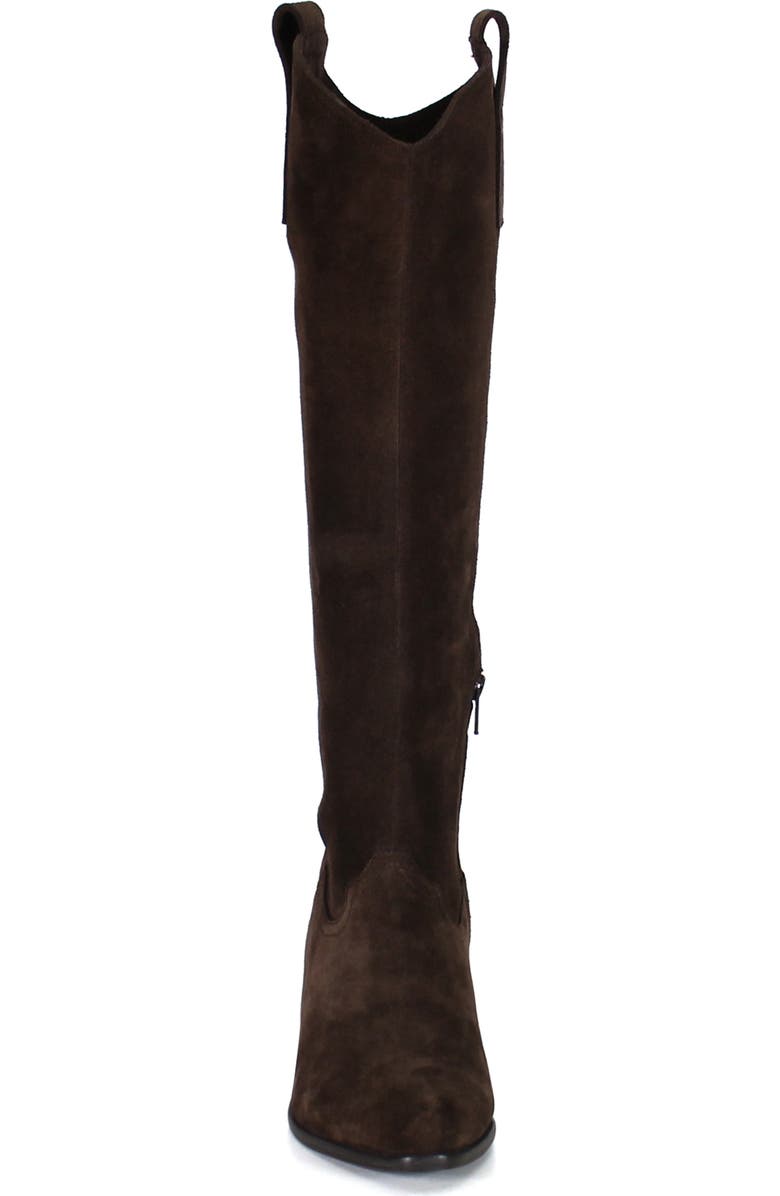Diba True AME THYST Suede Knee High Boot, Alternate, color, Dark Brown