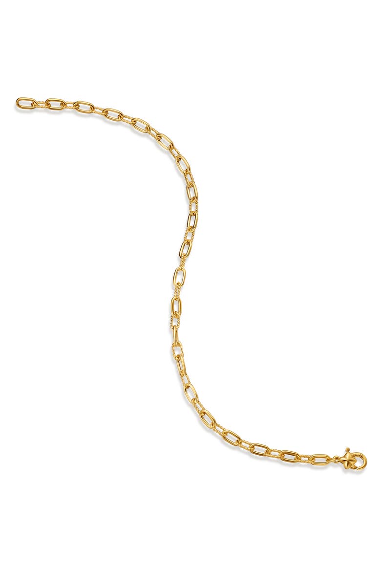 DY Madison® Bracelet, 3mm, Alternate, color, 18K GOLD