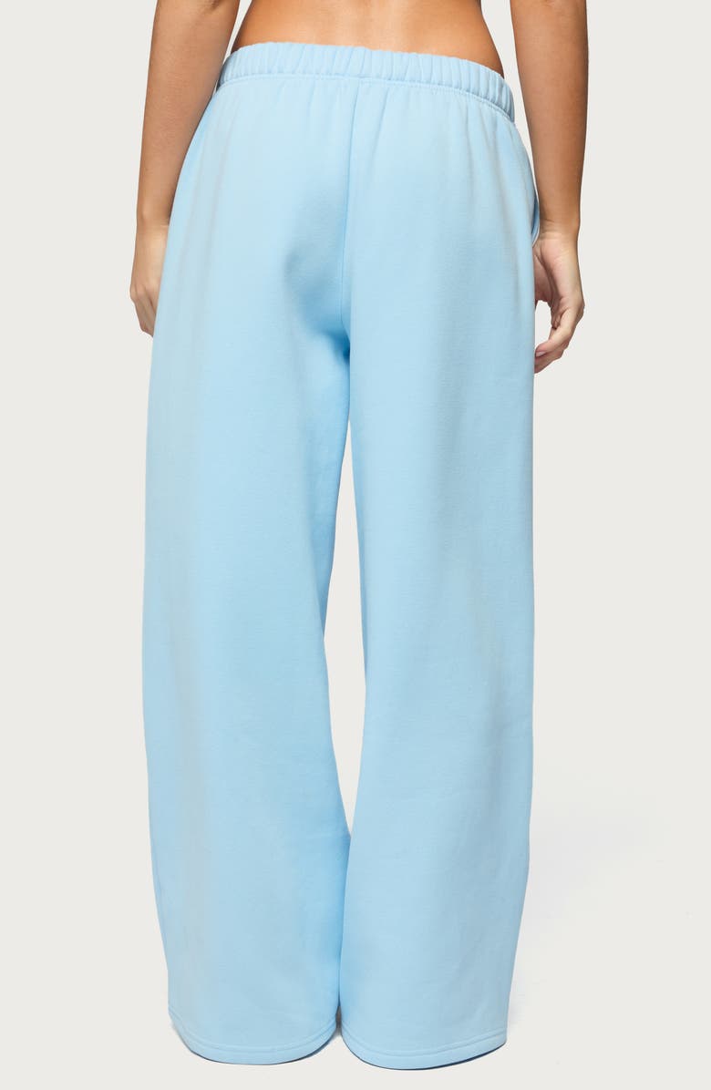EDIKTED Pastel Wide Leg Sweatpants, Alternate, color, 