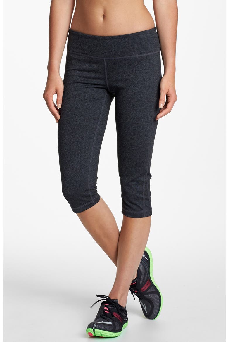 'Live In' Cross Dye Capris, Main, color, BLACK CROSS DYE