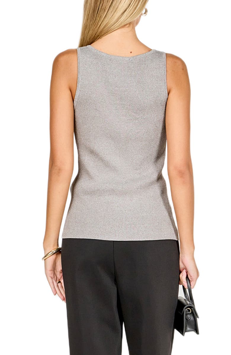 Endless Rose Knit Tank, Alternate, color, Heather Grey