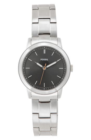 Fossil Virginia Stainless Steel Bracelet Watch In Silver