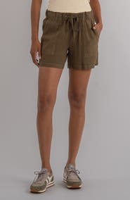 KUT from the Kloth Katana Drawstring Linen Blend Shorts