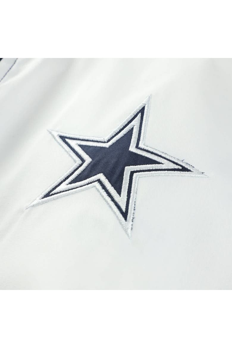 Men's Pro Player Navy/White Dallas Cowboys Tape II Lightweight Full-Zip Jacket, Alternate, color, Navy