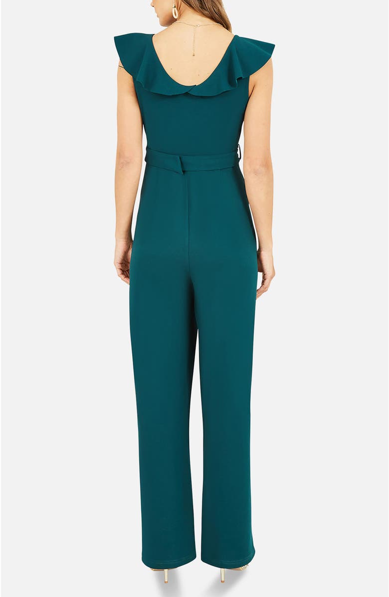 Yumi Sleeveless V Neck Jumpsuit, Alternate, color, Green