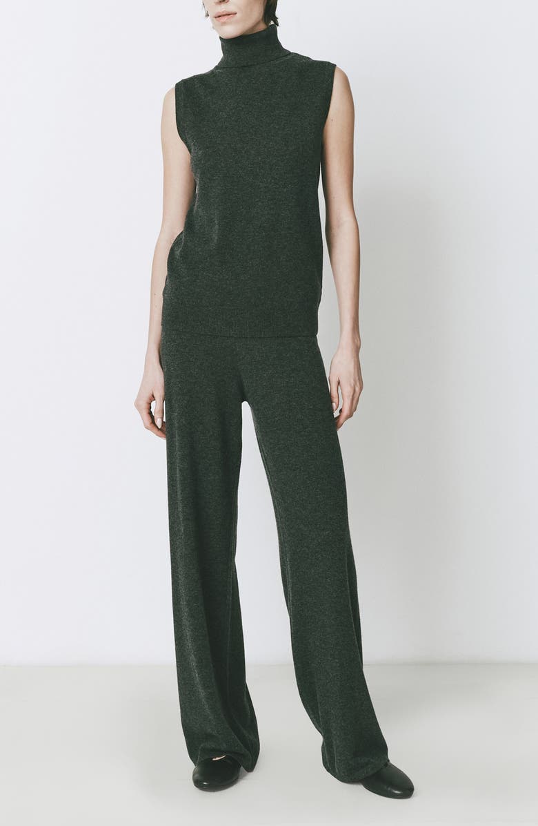 RUE SOPHIE Denis Wool & Cashmere Sleeveless Turtleneck Sweater, Alternate, color,