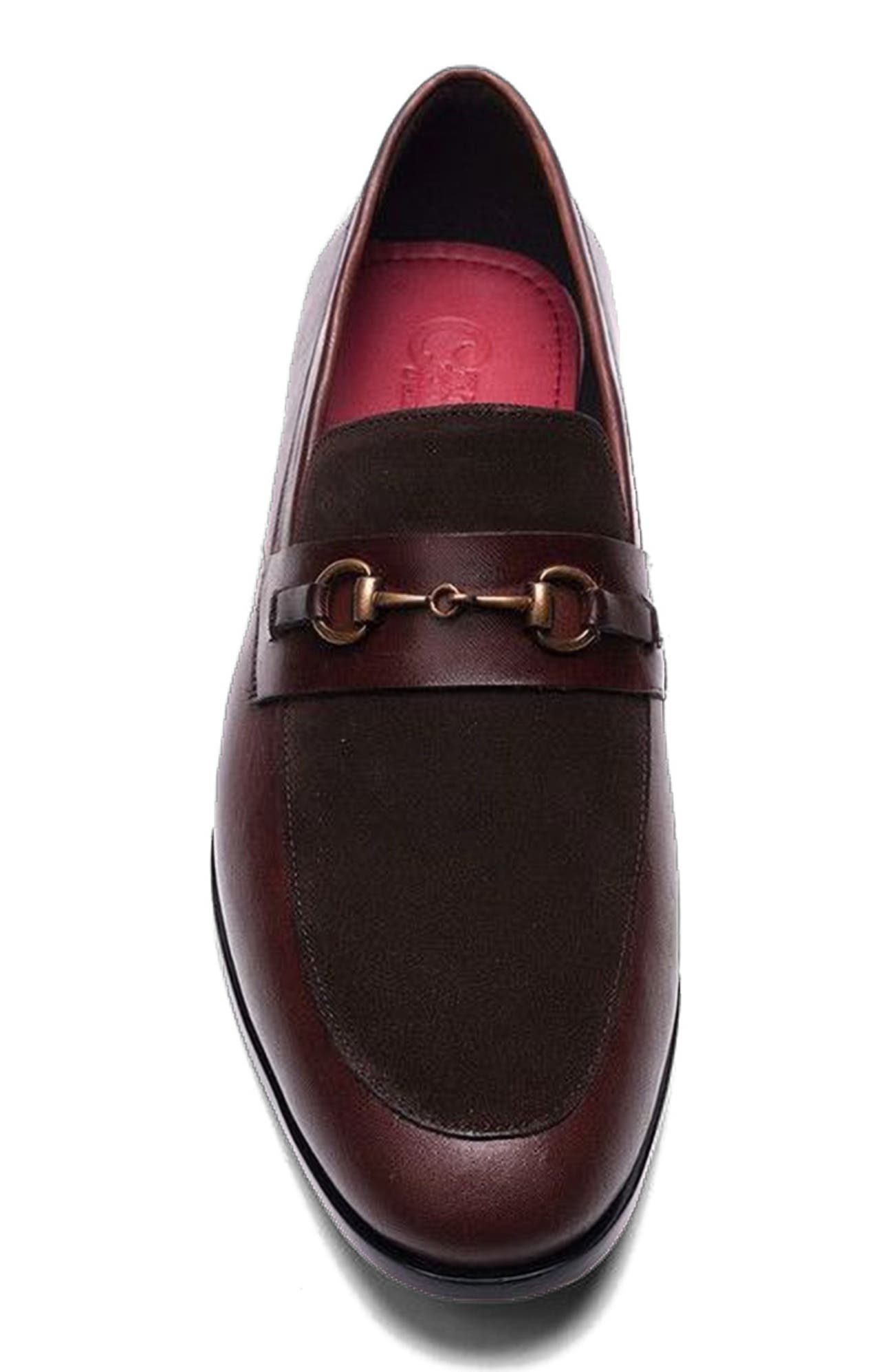 Lucien Bit Loafer, Alternate, color, Brown Leather