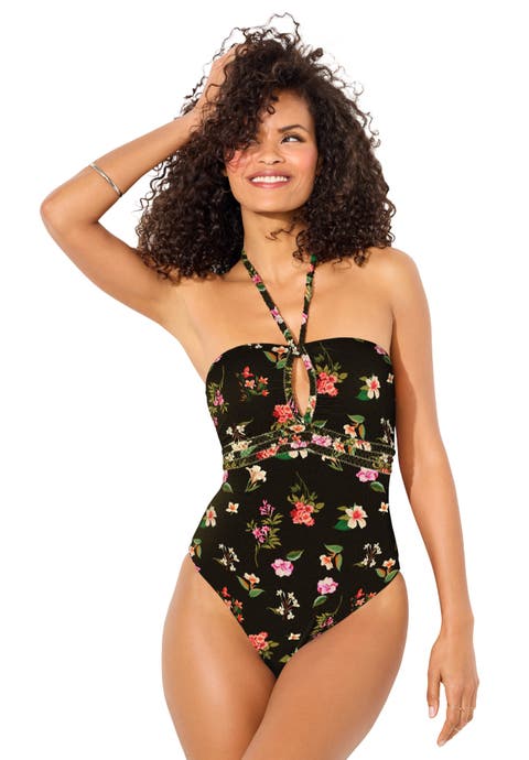 Braided Bandeau One Piece Swimsuit