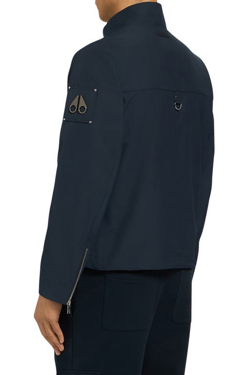 Moose Knuckles Maxwell Water Repellent Jacket In Navy