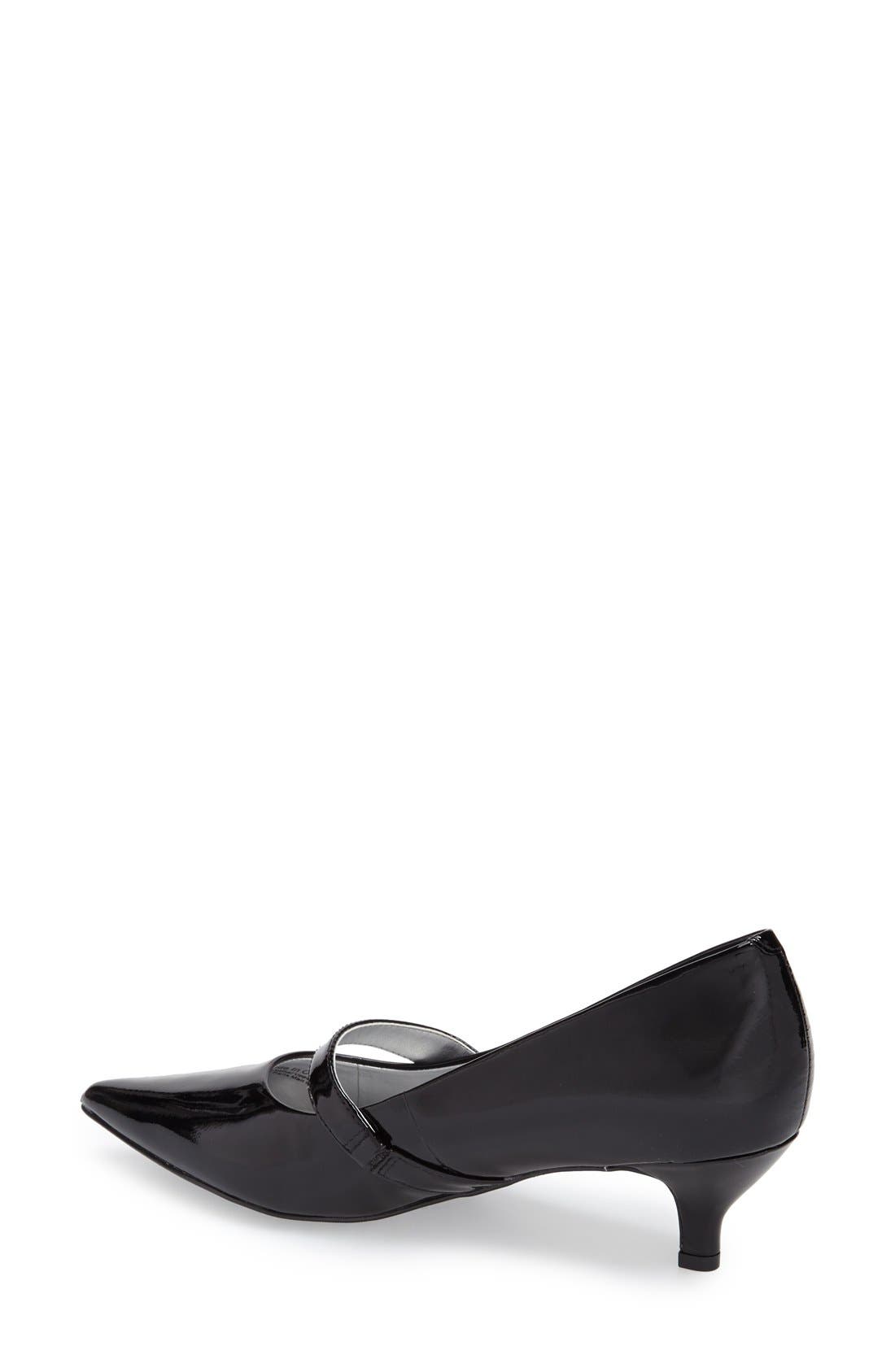 'Petra' Pump, Alternate, color, BLACK PATENT