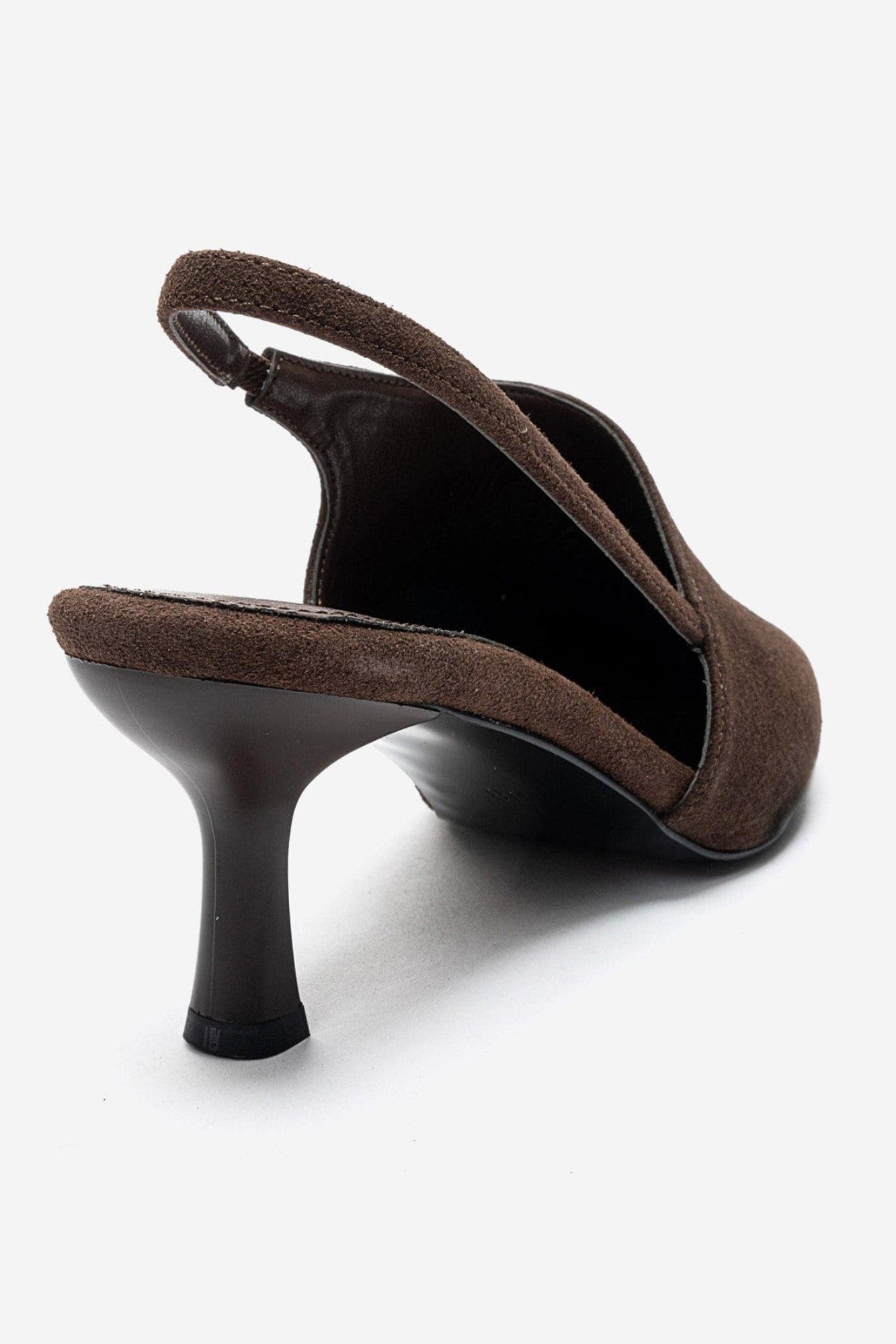 Yarel Stiletto Slingback Pump, Alternate, color, Brown Suede
