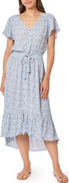 Angels Forever Young Ariel Drawstring Waist Midi Dress