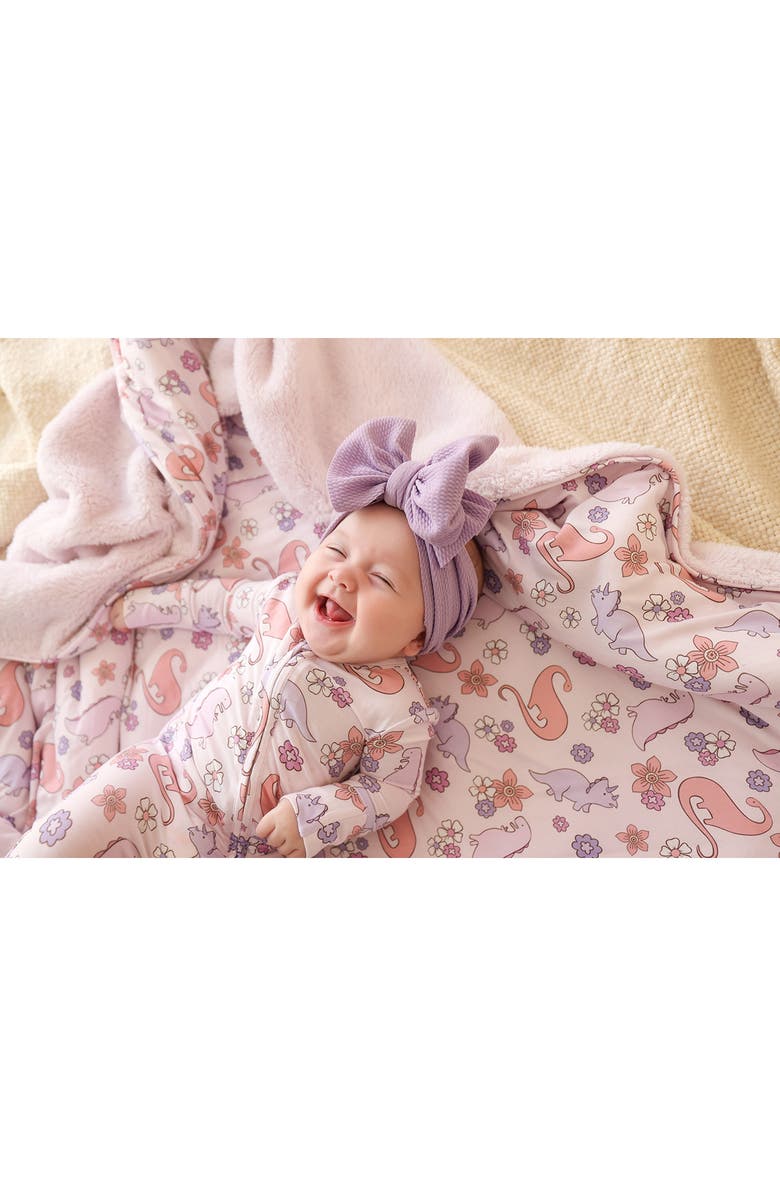 Posh Peanut Erica Convertible Zip Footie, Alternate, color, Pink