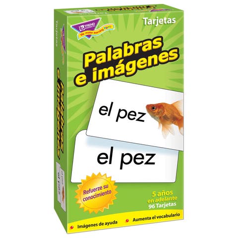 XTrend Enterprises Palabras E imágenes (Sp) Skill Drill Flash Cards