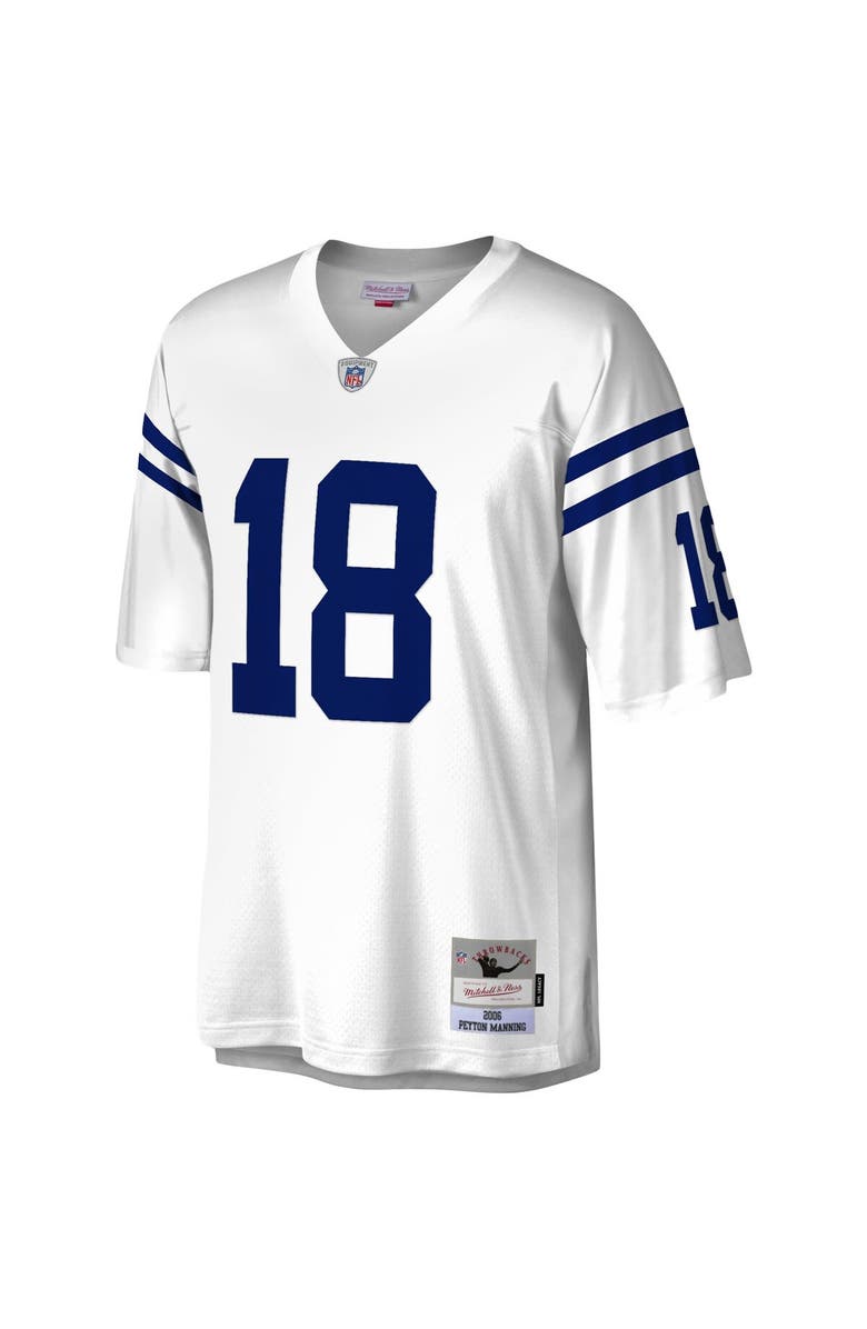 Mitchell & Ness Men's Mitchell & Ness Peyton Manning White Indianapolis Colts Legacy Replica Jersey, Alternate, color, White