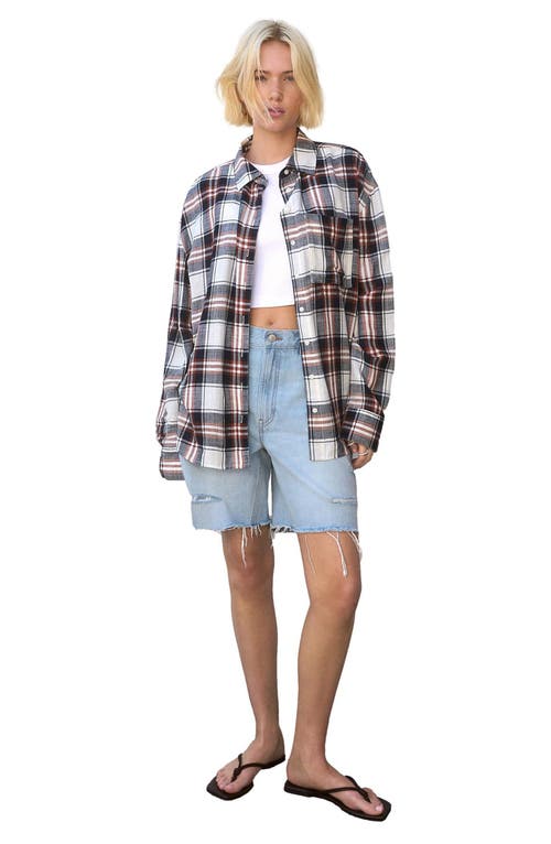 Next Slouchy Cutoff Denim Shorts