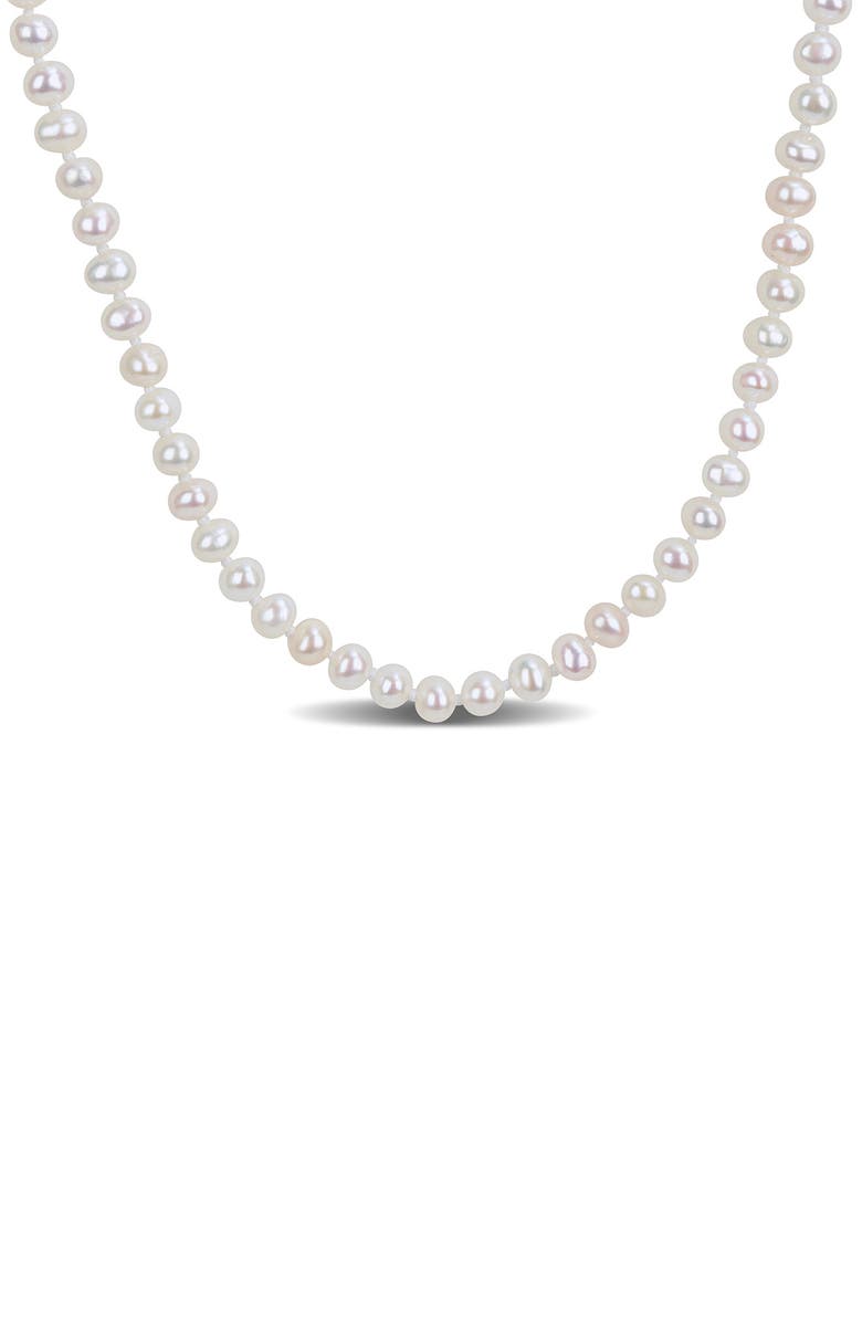 DELMAR Cultured Pearl Necklace, 3–4mm, Main, color, 