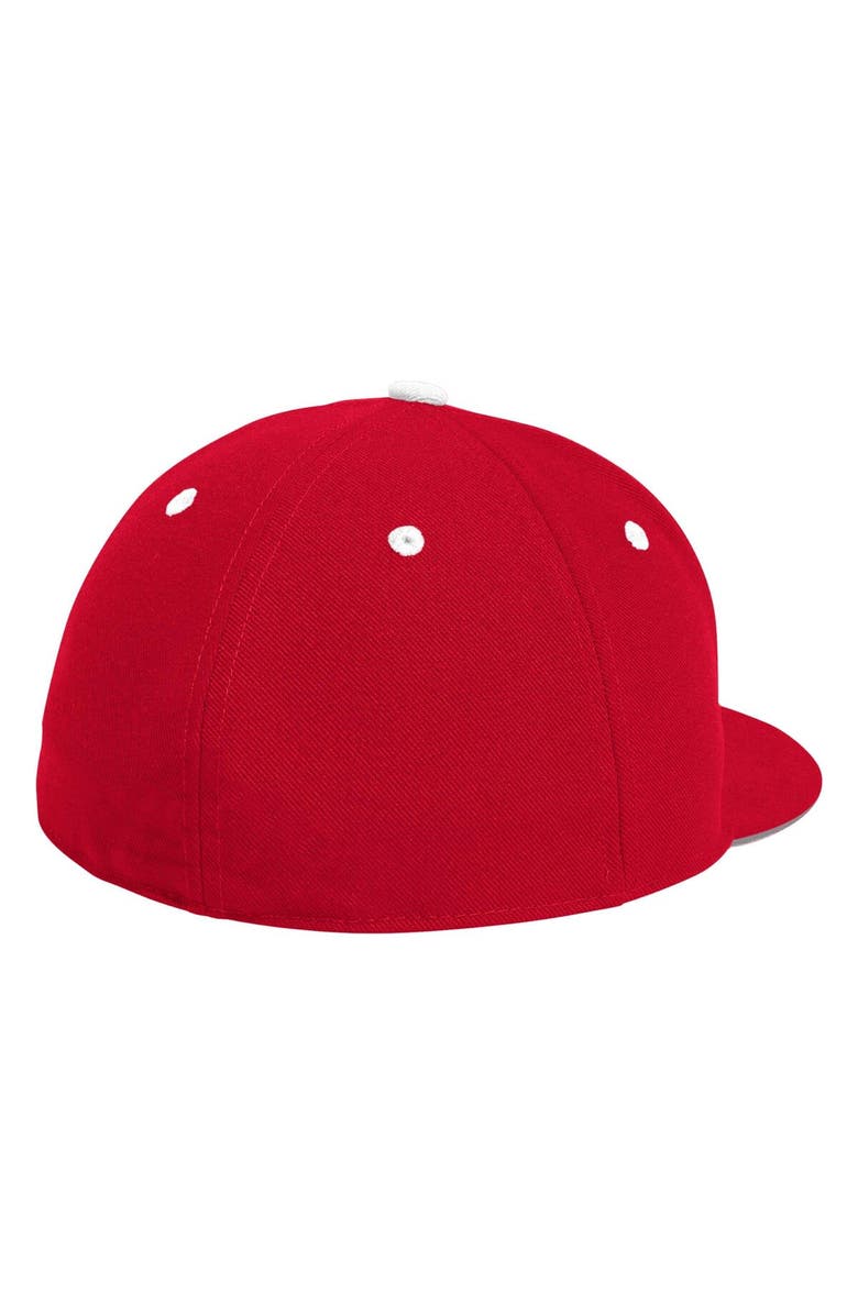 adidas Men's adidas Crimson Indiana Hoosiers On-Field Baseball Fitted Hat, Alternate, color, 