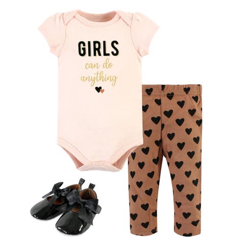 Soft Cotton Collection Bodysuit, Pants, and Footwear Collection