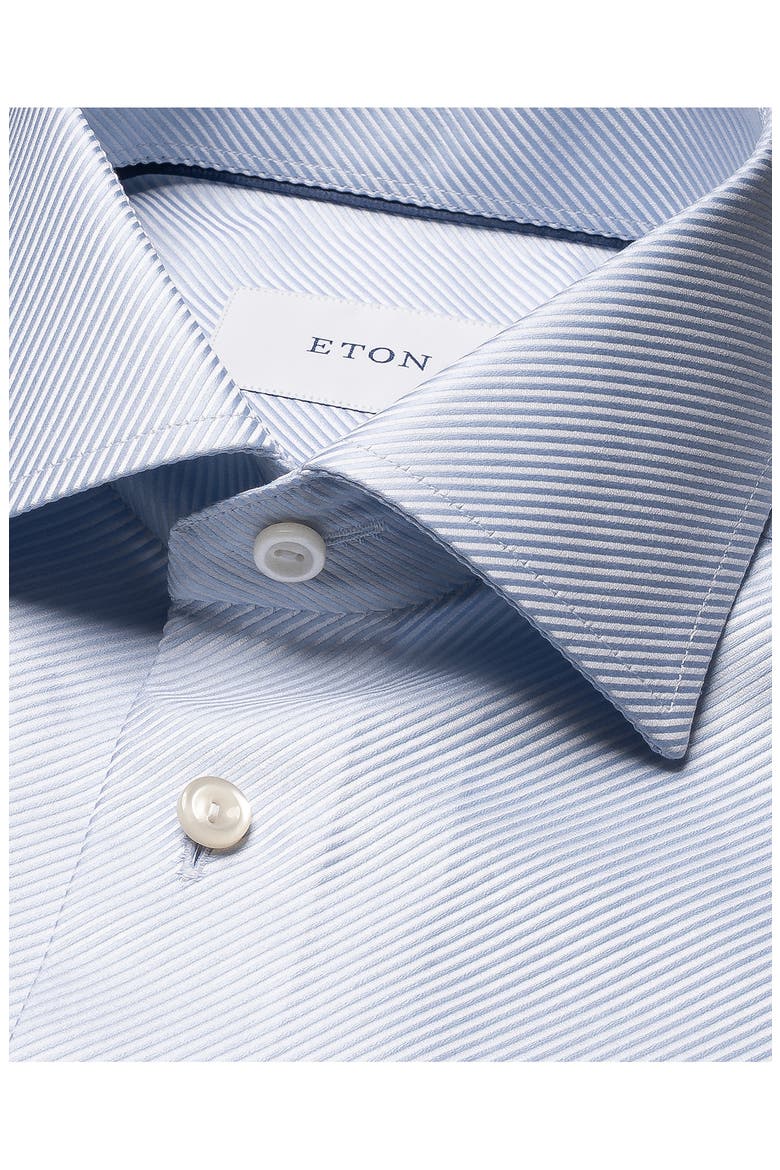 Slim Fit Diagonal Weave Dress Shirt, Alternate, color, LIGHT BLUE