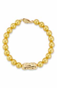 Goldtone Beaded Bracelet