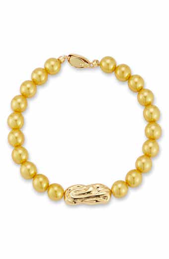 Goldtone Beaded Bracelet