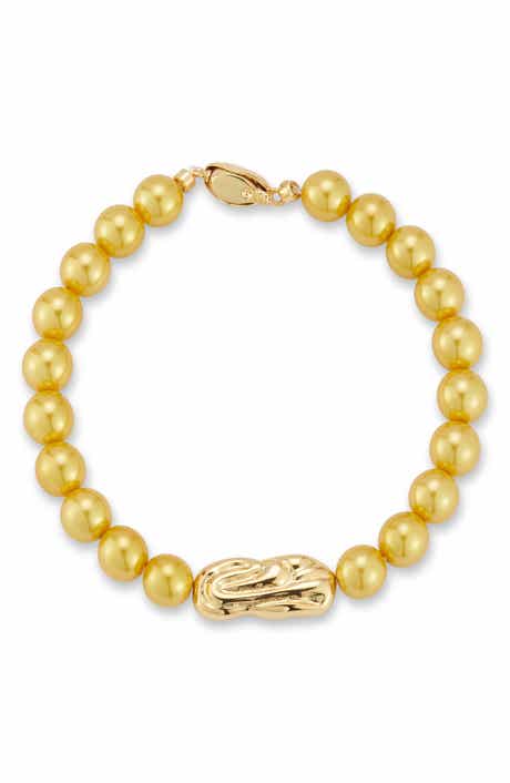 Goldtone Beaded Bracelet