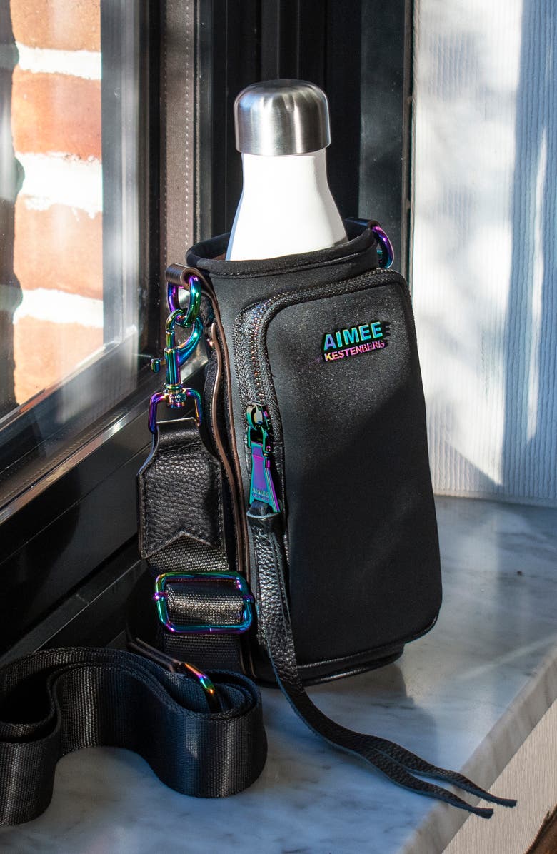 AIMEE Kestenberg On Top of the World Water Bottle Bag, Alternate, color,