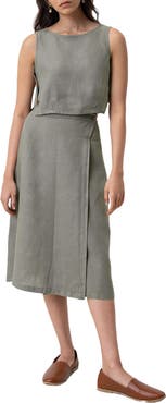 Reistor Overlap Midi Skirt
