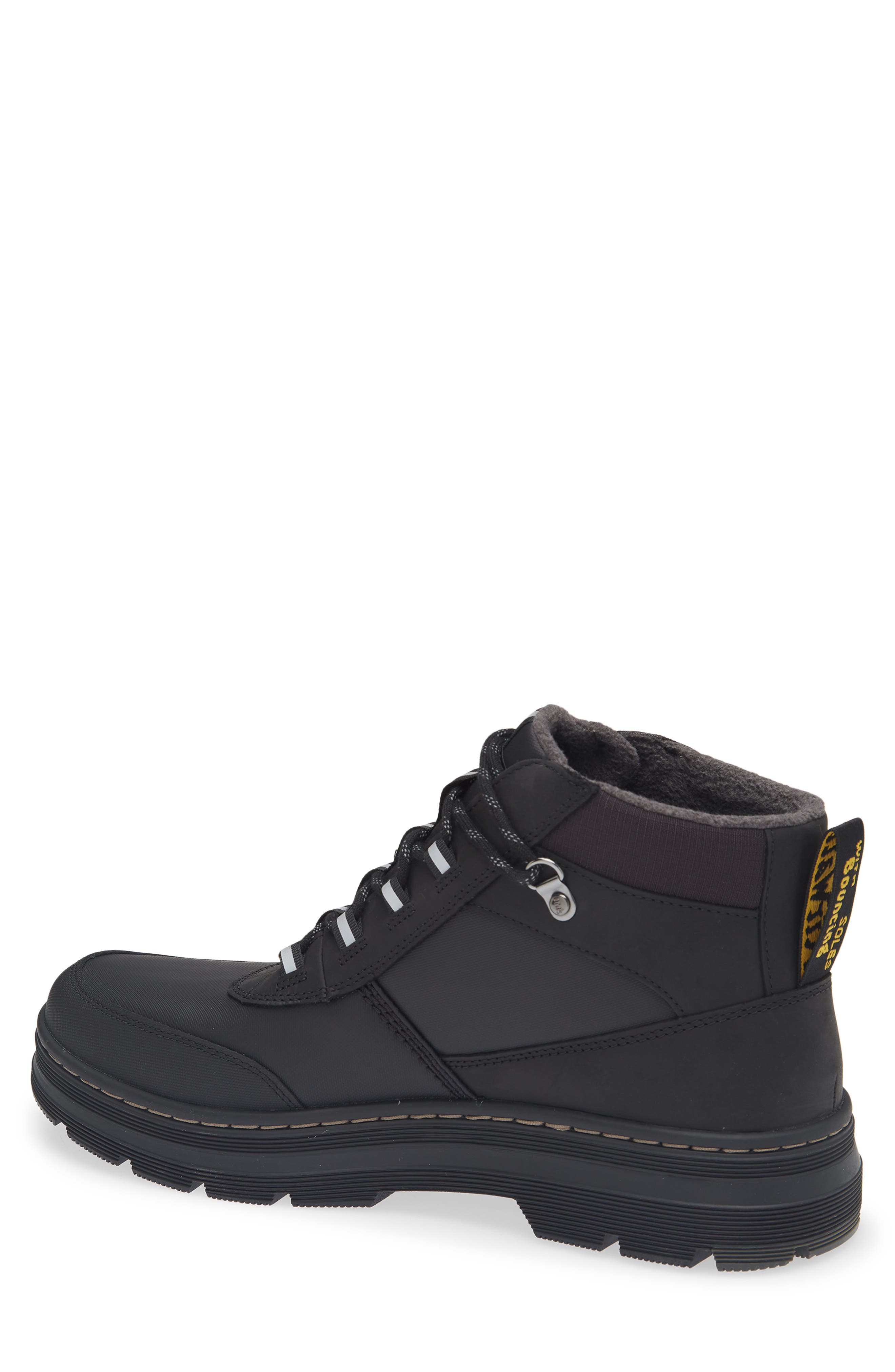 Dr. Martens Combs Coated Boot, Alternate, color, Black